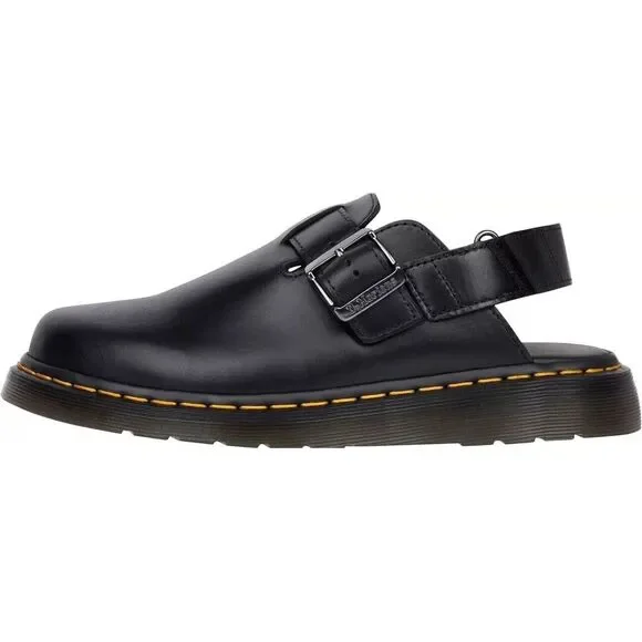 Men's Dr. Martens JORGE II Leather Slingback Mules 30868001 Black Brando Size 12 - Picture 2 of 6